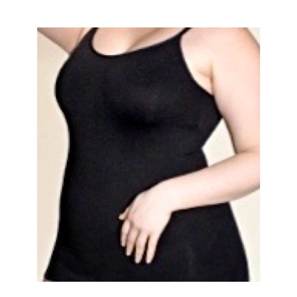 Shapermint All Day Everyday Scoop Neck Shapewear Camisole in Black Womens XL
